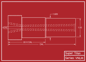 Venturi Metric Threaded Sandblasting Nozzle