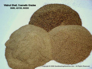 Walnut, Corn Cob, Plastic - Soft Abrasives