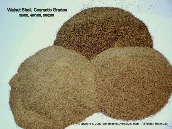 Black Walnut Shell Sandblasting Abrasive Grades, 45 lb box