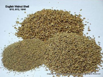 Black Walnut Shell Sandblasting Abrasive Grades, 45 lb box