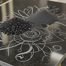 Black silicon carbide grits 
