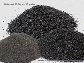 Aluminum Oxide (Black Sintered), 16 through 100 Grits, 50lb box