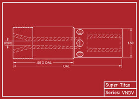 Super Titan DOUBLE VENTURI Sandblasting Nozzle
