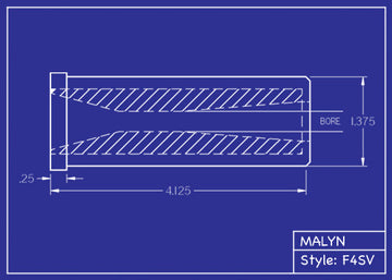 Short Venturi Flanged B4C Nozzle F4SV