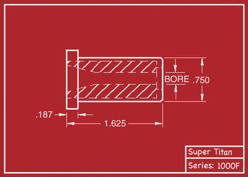 Super Titan 1000 F Tungsten Carbide Blast Nozzle