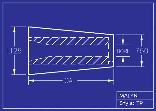 Sandblast Nozzles, Tapered, B4C