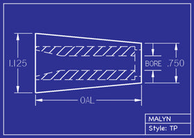 Sandblast Nozzles, Tapered, B4C