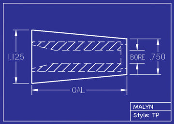 Sandblast Nozzles, Tapered, B4C