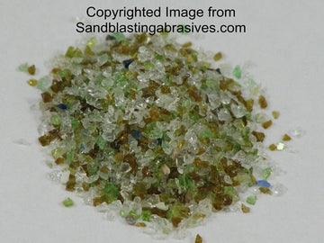 glass blast media for sandblasting