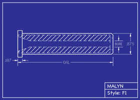 Flanged Boron Carbide Sandblasting Nozzle