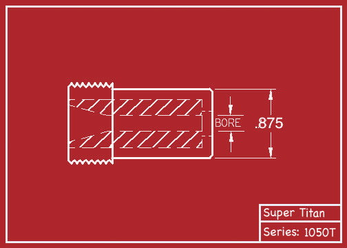 Super Titan 1050 T Tungsten Carbide Sandblast Nozzle