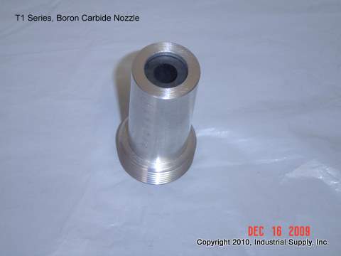 1/8" 3/16" 1/4" 5/16" 3/8" & 1/2 Sizes Straight Bore Boron Carbide Nozzle UTBC 